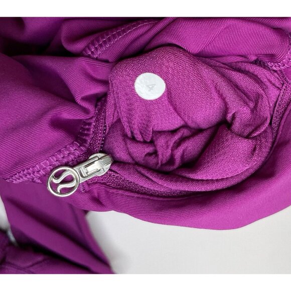 Lululemon Making Moves Tight Pants Pleated Leg Regal Plum Side Pockets 4 - Picture 7 of 11
